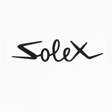 Autocollant logo Solex noir (la paire) • Pièces détachées pour Solex • Solex Me